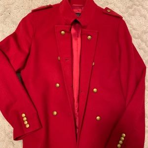 Brooks brothers red military jacket